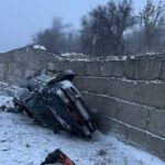 У Золотоноші легковик вилетів на залізничну колію та перекинувся: поліція оформила адмінматеріали