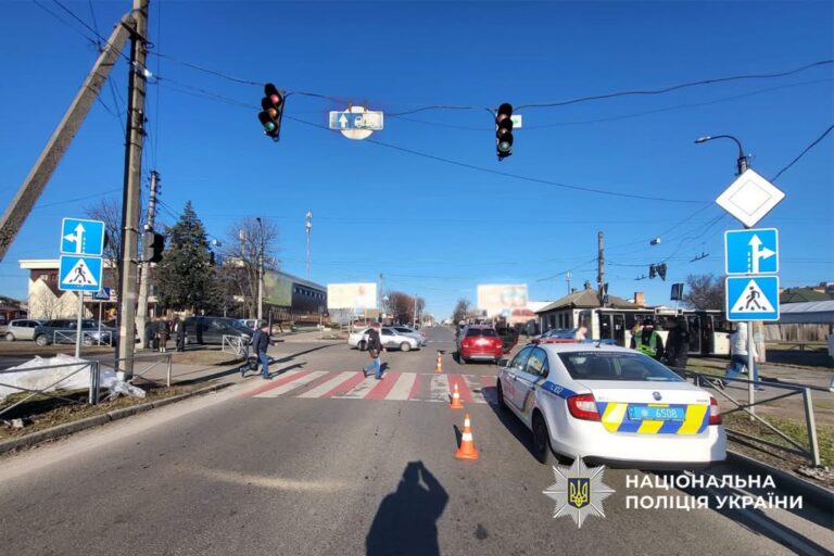 У Черкасах на пішохідному переході збили двох дітей: поліція відкрила кримінальне провадження