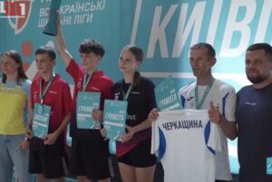 Черкащина стала найкращою в Україні: школярі з Уманщини здобули золото всеукраїнських ліг з настільного тенісу