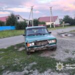На Уманщині після зіткнення з авто до лікарні потрапив 16-річний мотоцикліст