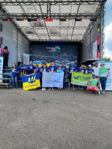 Понад 100 плавців зібрав у Черкасах міжнародний марафон на Дніпрі