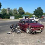 Не пропустив мотоцикл: на Черкащині після ДТП двох людей госпіталізували, поліція відкрила кримінальне провадження