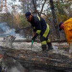 На Черкащині спалахнула пожежа у заповіднику «Трахтемирів»: вогонь охопив 7 гектарів