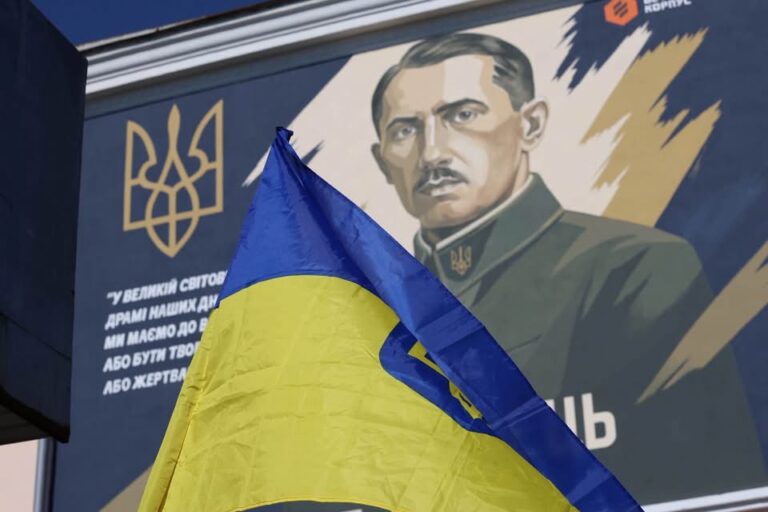 В Умані з’явився мурал на честь Євгена Коновальця