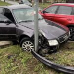 У Черкасах Audi зіткнулася з MG: водій порушив ПДР та їздив із чужими номерами