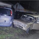 У Черкасах п’яний водій без прав врізався у два припарковані авто: 2,32 проміле