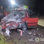 На Черкащині в ДТП зіткнулися два автомобілі: троє людей потрапили до лікарні